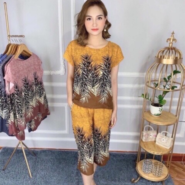 Bộ Lanh Anh Thư siêu đẹp và mát cho các mẹ