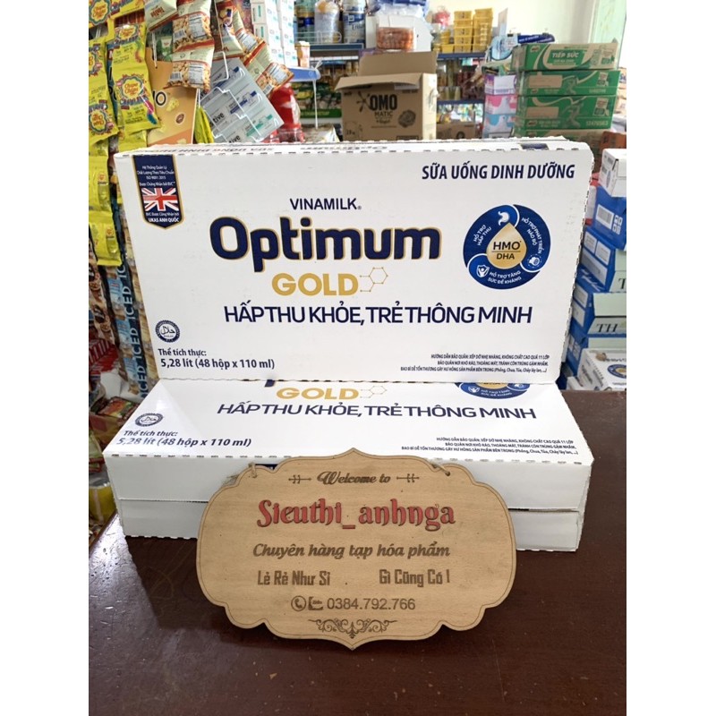 Sữa bột pha sẵn optimum gold 48 hộp x110ml