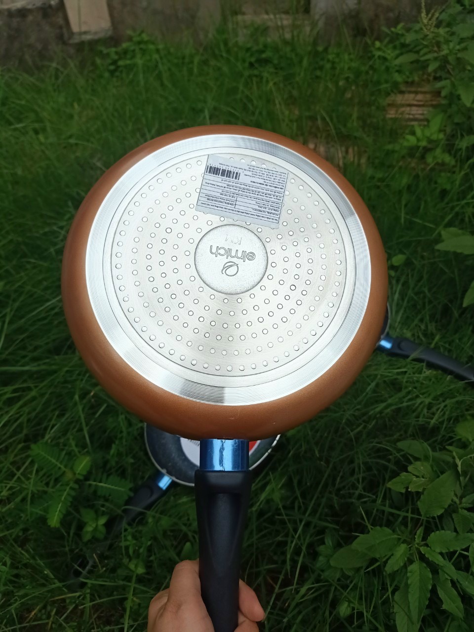 Chảo nhôm chống dính đáy từ 24 cm elmich