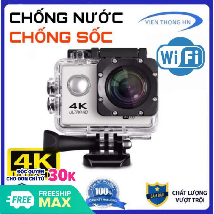 Camera hành trình chống nước chống rung 4K 16M SPORT Ultra HD DV kết nối wifi ( Goplus Cam) góc quay 170 độ - CAMERA HÀNH TRÌNH XE MÁY WIFI