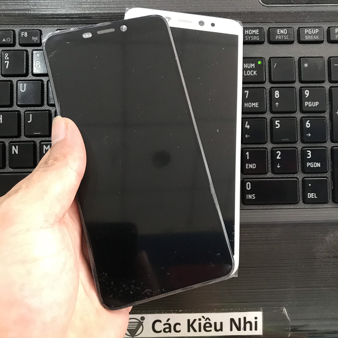 Itel S42 Màn hình cảm ứng bộ liền khung zin chính hãng màu trắng