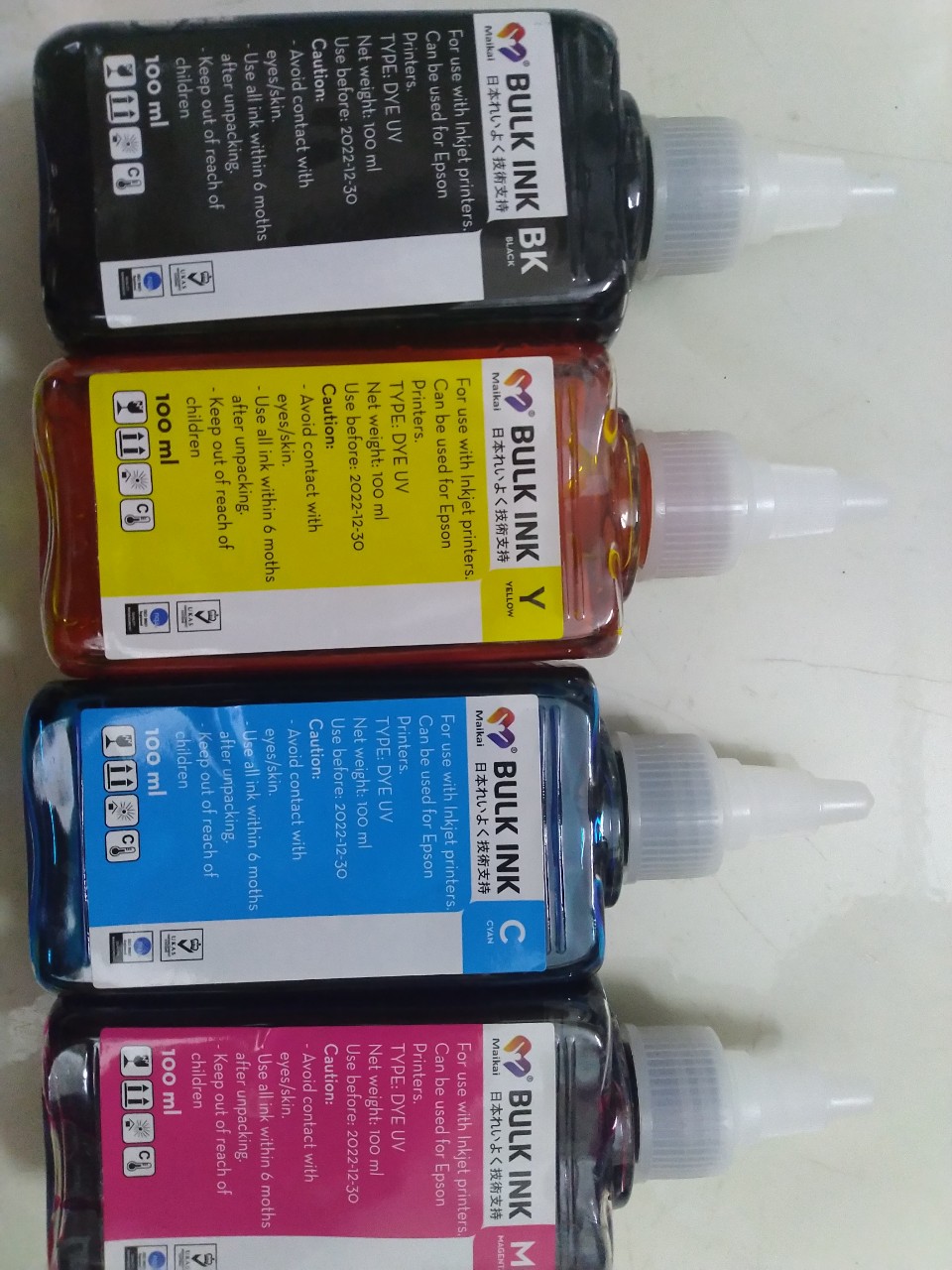 [HCM]Mực in máy in Epson L310- combo 4 màu