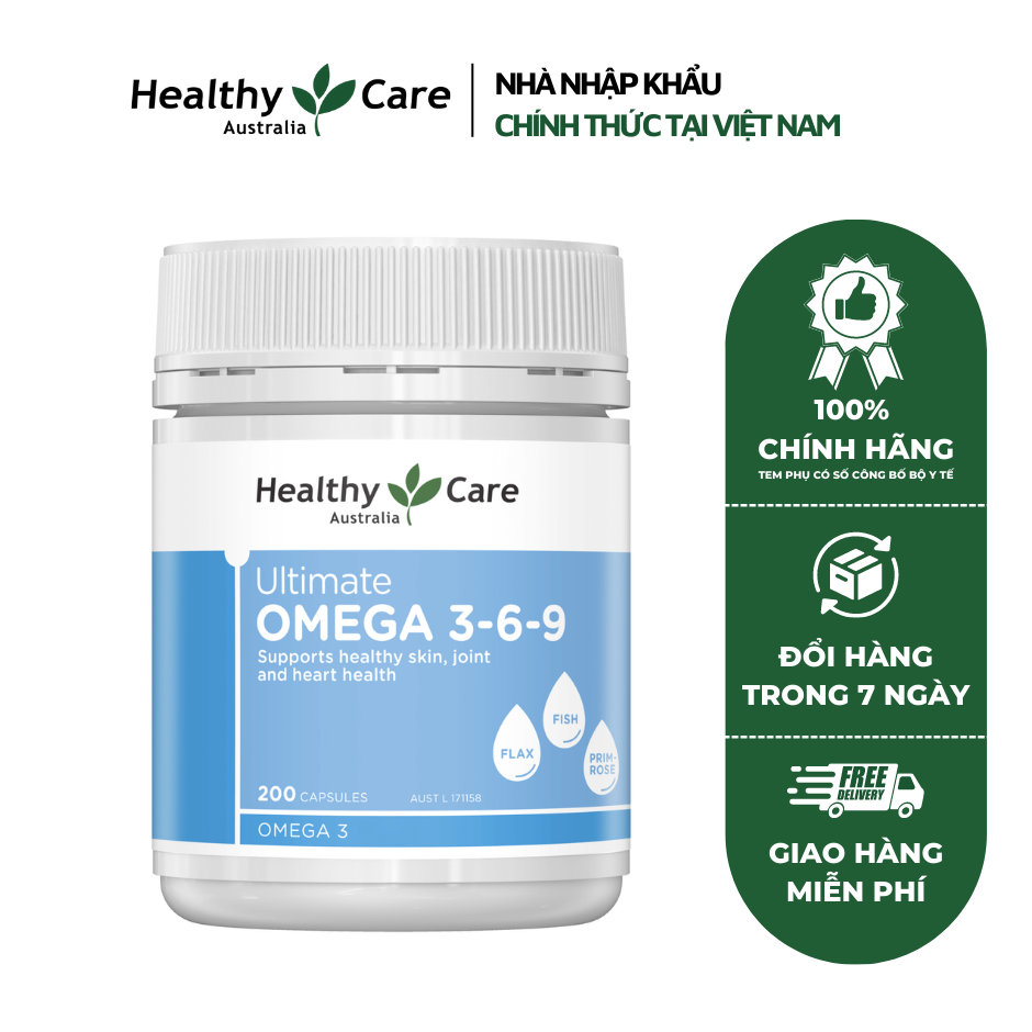 Viên Omega 3-6-9 Healthy Care Ultimate