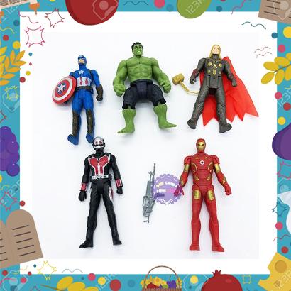 Bộ 5 siêu anh hùng avengers có đèn phát sáng 2125