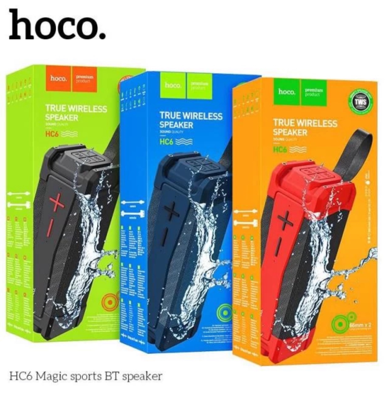 Loa bluetooth hoco hc6, chống nước, loa nghe nhạc chính hãng bảo hành 12 tháng 1 đổi 1