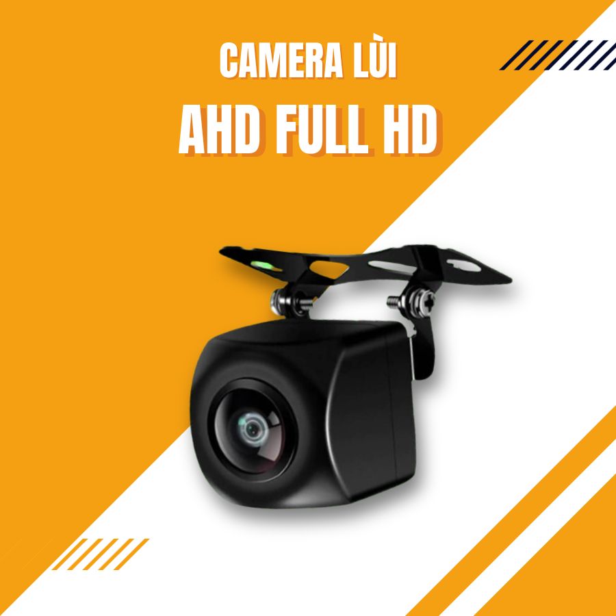 Camera lùi AHD độ phân giải 720p tích hợp màn hình android, kết nối dễ dàng