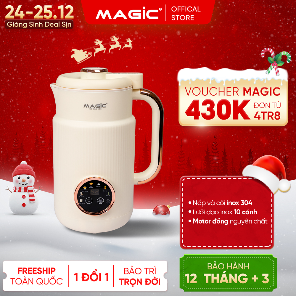  Máy làm sữa hạt Magic A-97 7 chức năng nấu chế độ hẹn giờ thông minh 
