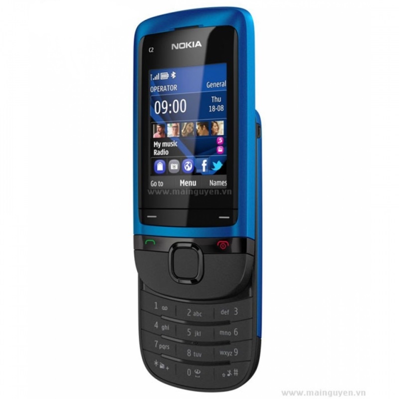 Điện thoại nắp trượt nokia c2-05 chính hãng - kèm pin sạc