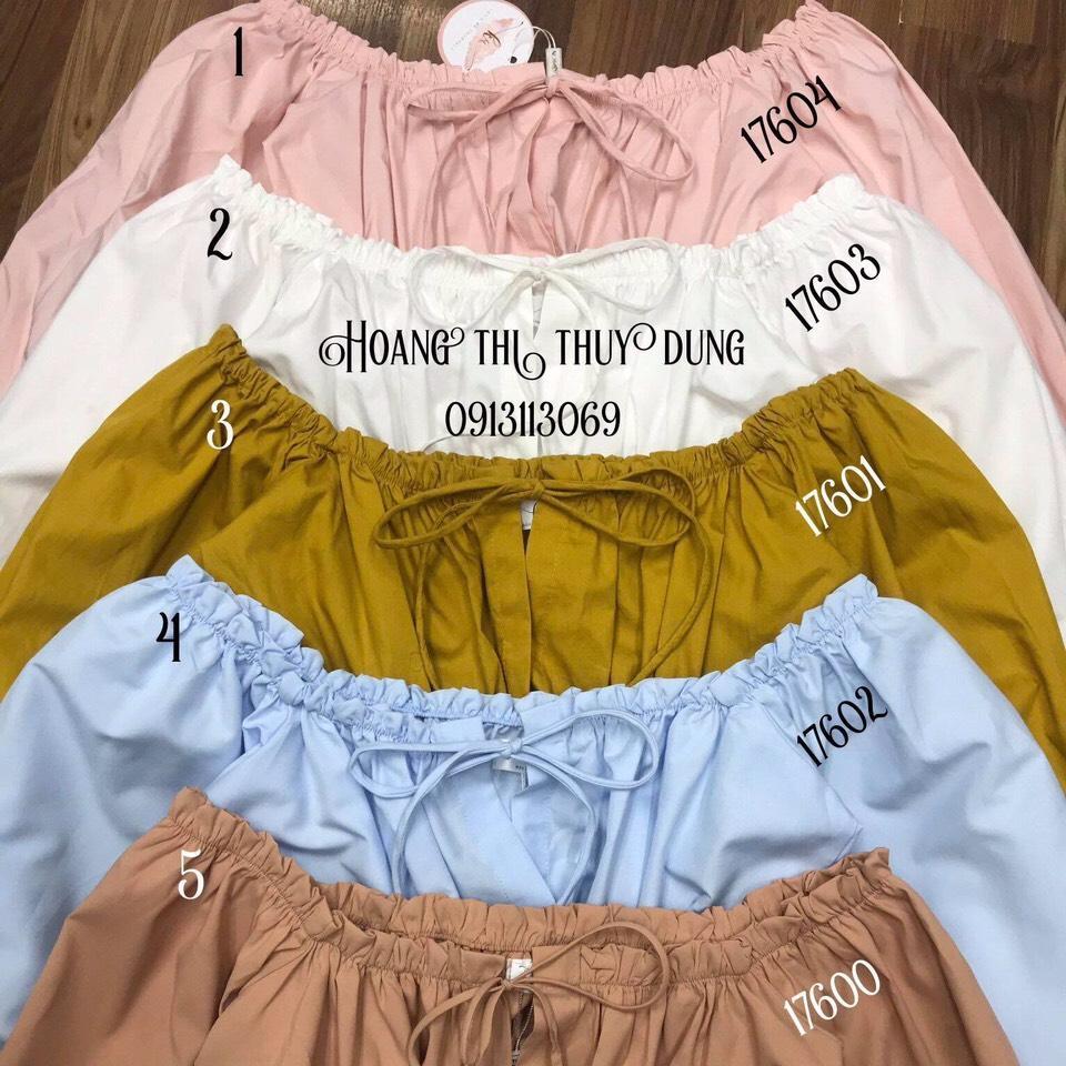 [HCM]Áo Croptop Kiểu Nữ Dài Tay Trễ Vai Bo Thun Ôm Eo Gợi Cảm Bmind EVA AO 10358