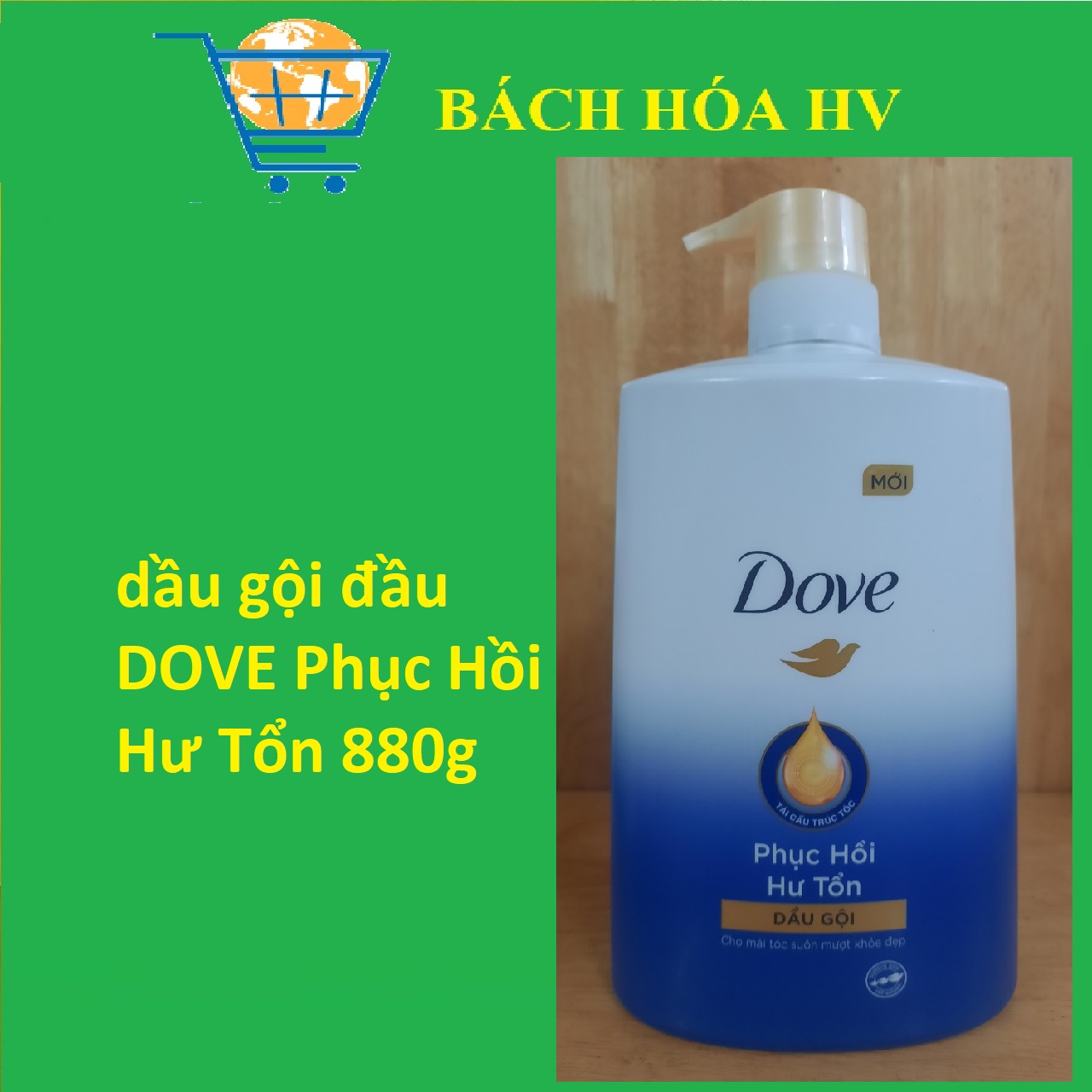 Dove gội 880g - bach hoa hv