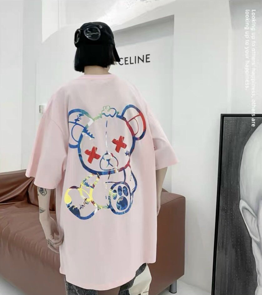 [HCM]Áo Thun Nam Nữ in Hình  Gấu Trúc Dễ Thương Tay Lỡ Form Rộng Mẫu Mới Siêu Hot .ZK