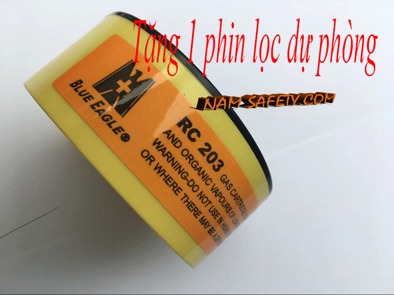 Hộp 6 Phin lọc RC203 lọc hóa chất có độc tính thấp như hơi hữu cơ, phun sơn. Phin lọc bụi, sản phẩm chất liệu than hoạt tính