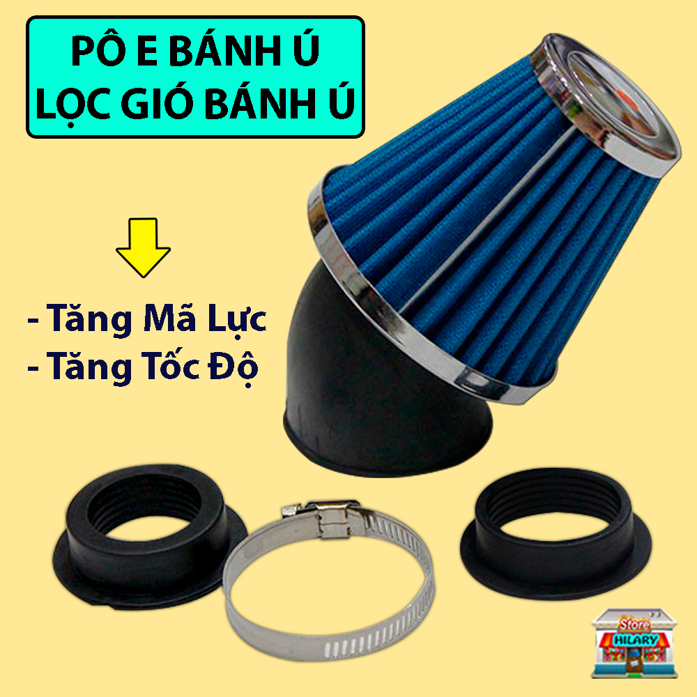 Pô e bánh ú tăng tốc - pô e lọc gió , lọc gió trụ pô e , pô e lọc gió wave , pô e lọc gió dream , nhiều dòng xe khác , pô e tăng tốc , phụ kiện xe máy
