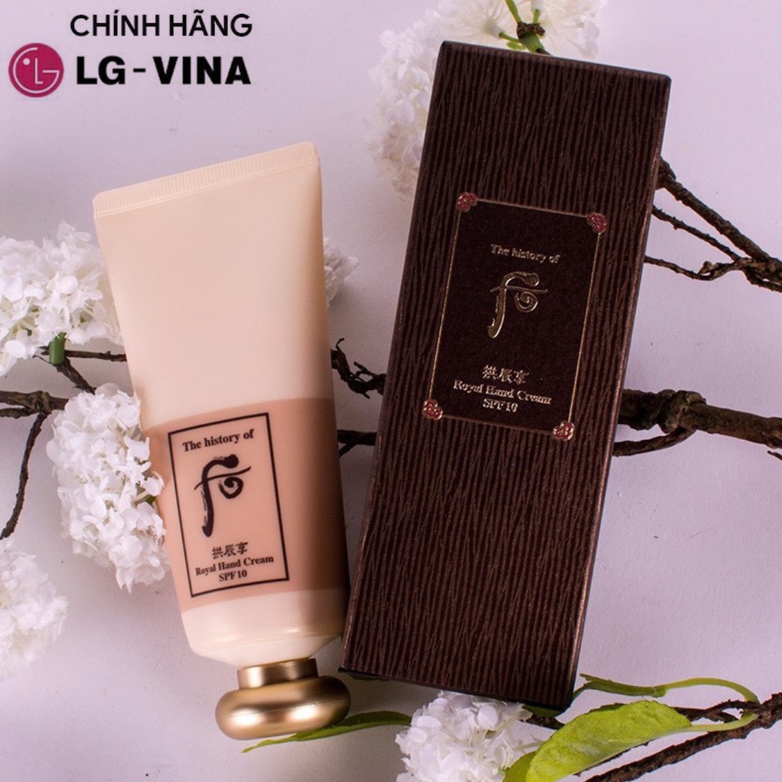 Kem dưỡng da tay whoo hand cream spf10
