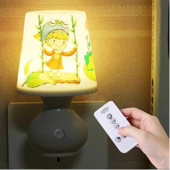 Đèn ngủ có điều khiển- Đèn ngủ hẹn giờ- Đèn ngủ hình thú siêu dễ thương (Hình ngẫu nhiên)