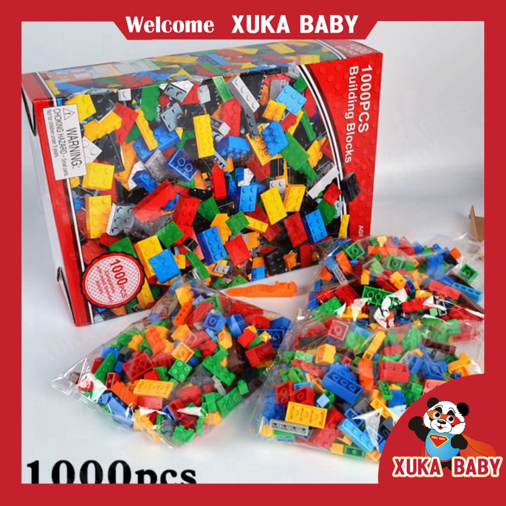 Bộ đồ chơi xếp hình lắp ghép lego 1000 chi tiết bằng nhựa nguyên sinh cao cấp cho bé 💖