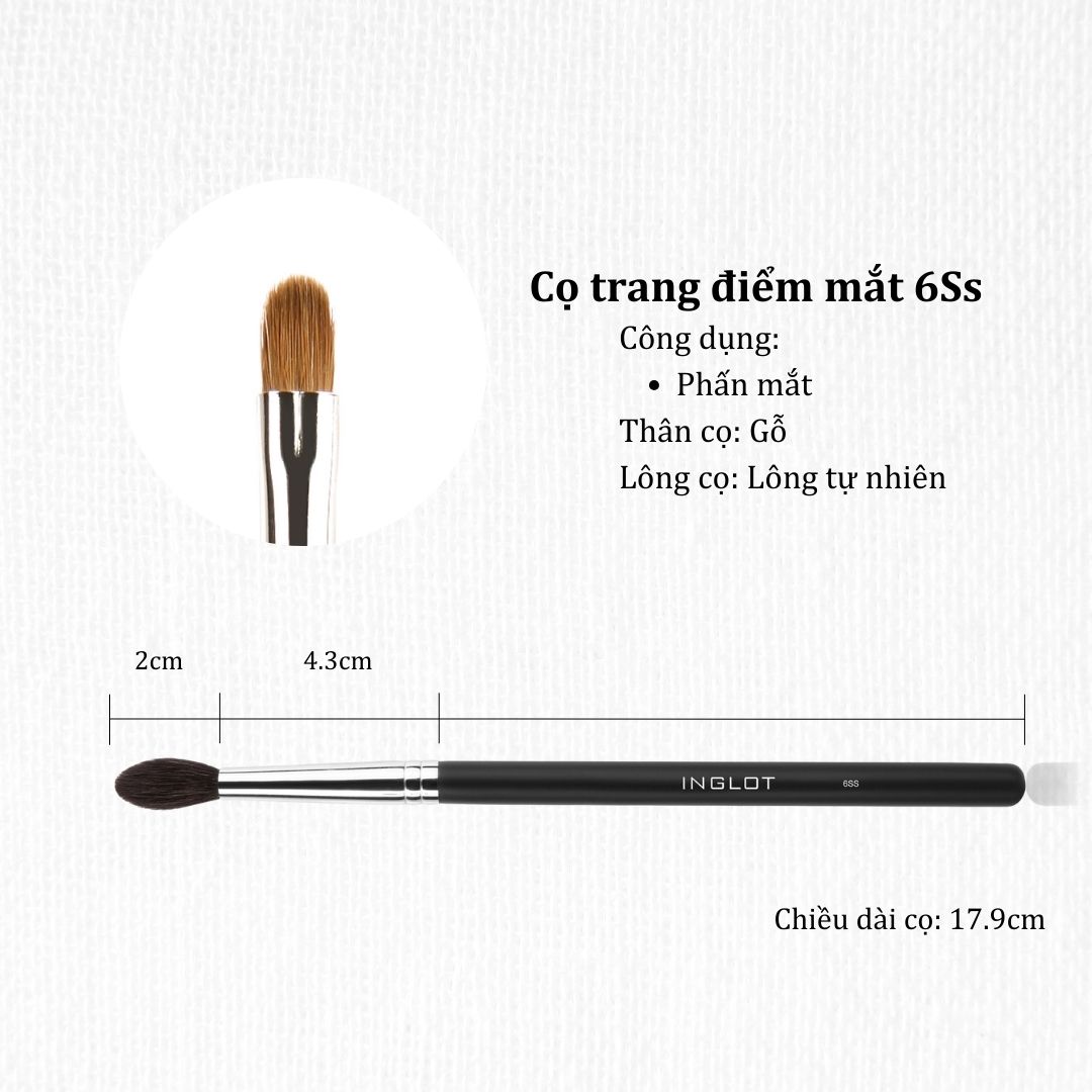 Cọ trang điểm mắt makeup brush 6ss inglot