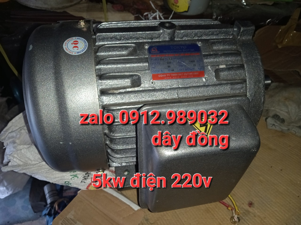 động cơ 5kw- 1pha