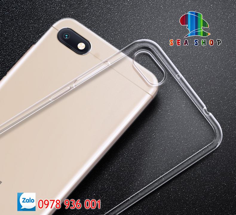 Ốp lưng Xiaomi RedMi 6A Nhựa dẻo - trong suốt