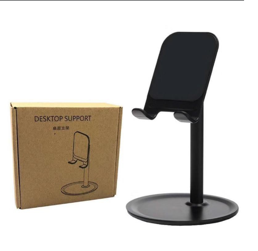 Giá điện thoại K1, giá đỡ điện thoại desktop đế tròn có thể đỡ ipad máy tính bảng các loại GD508-GiaDT-K1