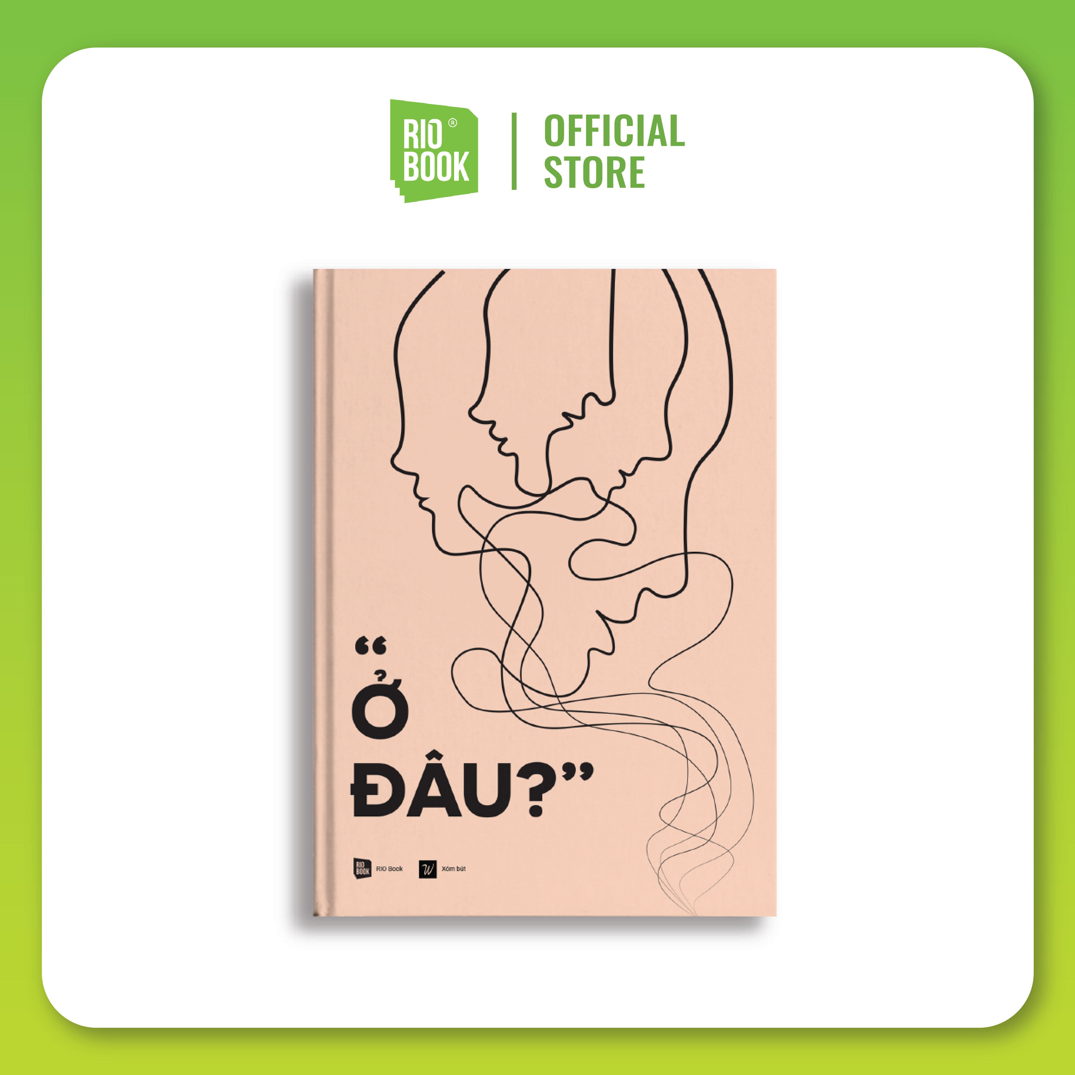 Sổ ghi chép rio book - ở đâu? ở đây! - sổ dành cho người viết - bộ sổ sáng tạo note a book