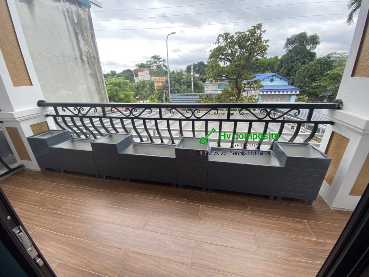 Chậu composite mẫu sole cao thấp