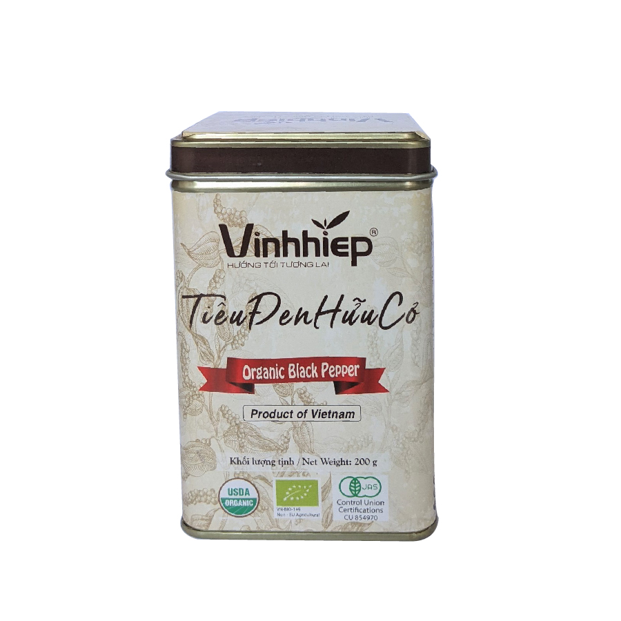 Tiêu đen hữu cơ - 200g