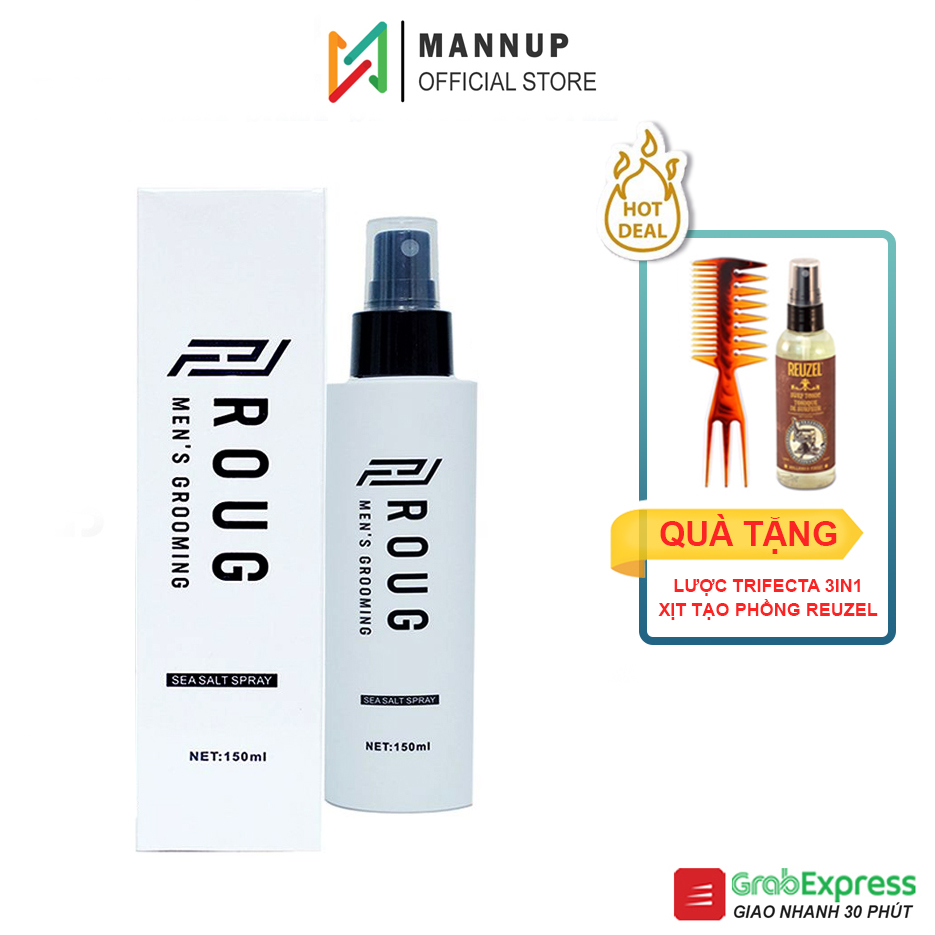 Xịt tạo phồng tóc roug sea salt spray 150ml - made in singapore