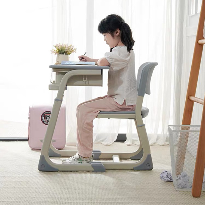 BỘ BÀN GHẾ HỌC SINH CAO CẤP, BÀN GHẾ CHỐNG GÙ ĐIỀU CHỈNH ĐỘ CAO