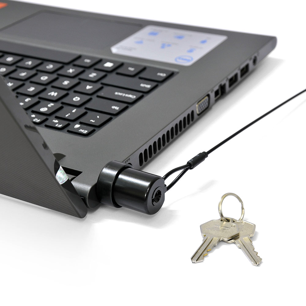 Khóa chống trộm cho Laptop tại cổng Kensington HR-C906 (Màu đen)