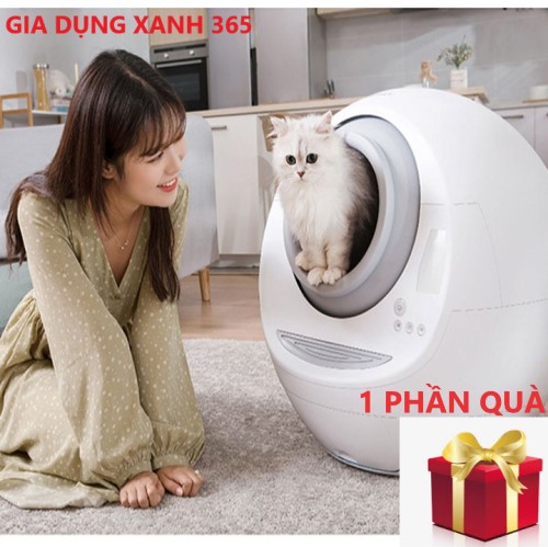 Nhà vệ sinh tự động cho mèo Meet Automatic Cat Toilet - Máy Dọn Phân Mèo tự động cao cấp chất lượng