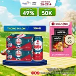 Combo 2 Thùng Bia Red Ruby Max - 24 Lon x 330ML