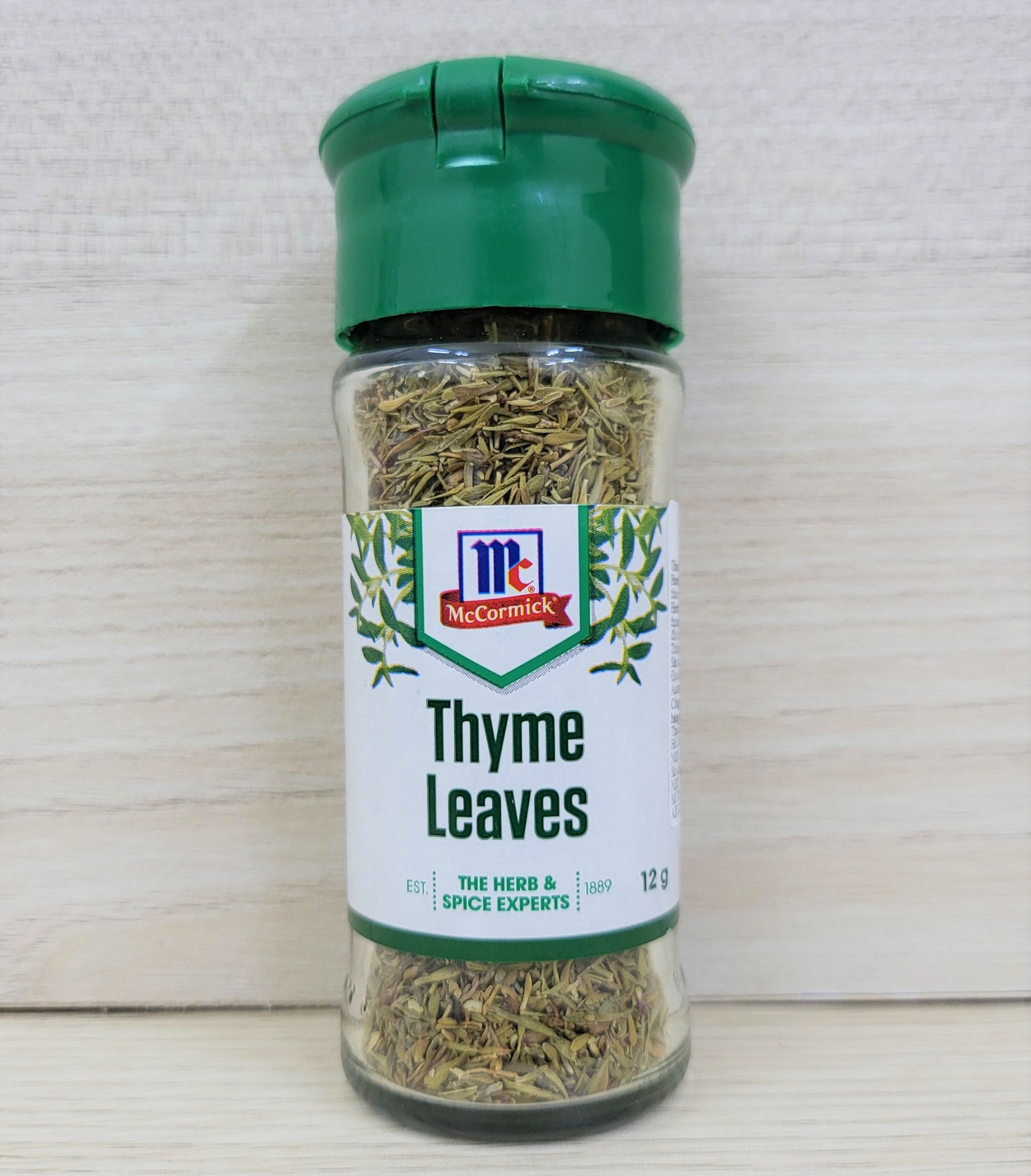 MCCORMICK (Lọ THYME 12g) LÁ HÚNG TÂY Thyme Leaves The Herb & Spice Experts