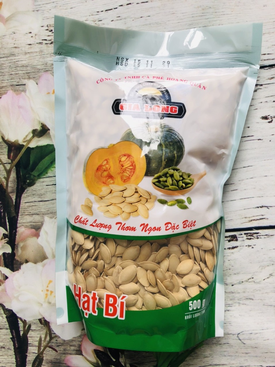 500G hạt bí Ngô sấy,hạt to loại ngon hảo hạng_Doanvatgiasi