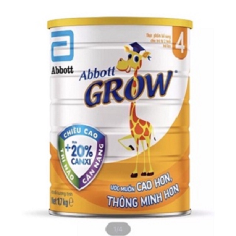 Sữa bột abbott grow 4 1.7kg