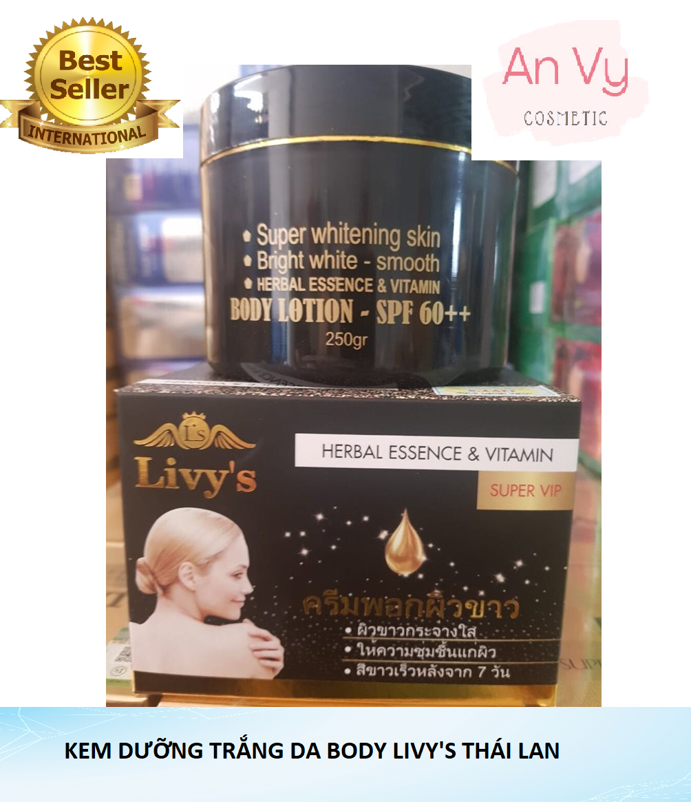 Kem dưỡng trắng da body livy thái lan 250g - mẫu mới