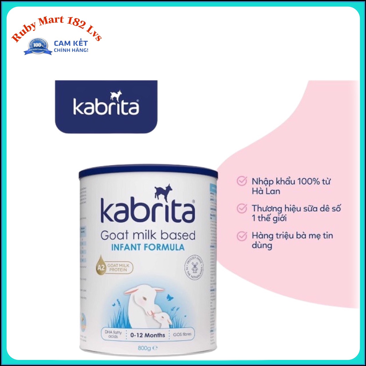 Sữa dê kabrita số 1 - lon 800g