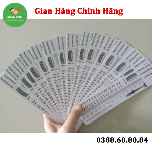 Combo 3 cây thước đo chiều dài của tôm,Thước đo tôm,Thước đo size tôm