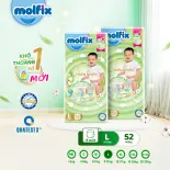 Combo 2 Tã/bỉm quần MOLFIX Thiên nhiên Super Jumbo M56/L52/XL46/XXL42 [Bao bì đổi tùy đợt nhập hàng]
