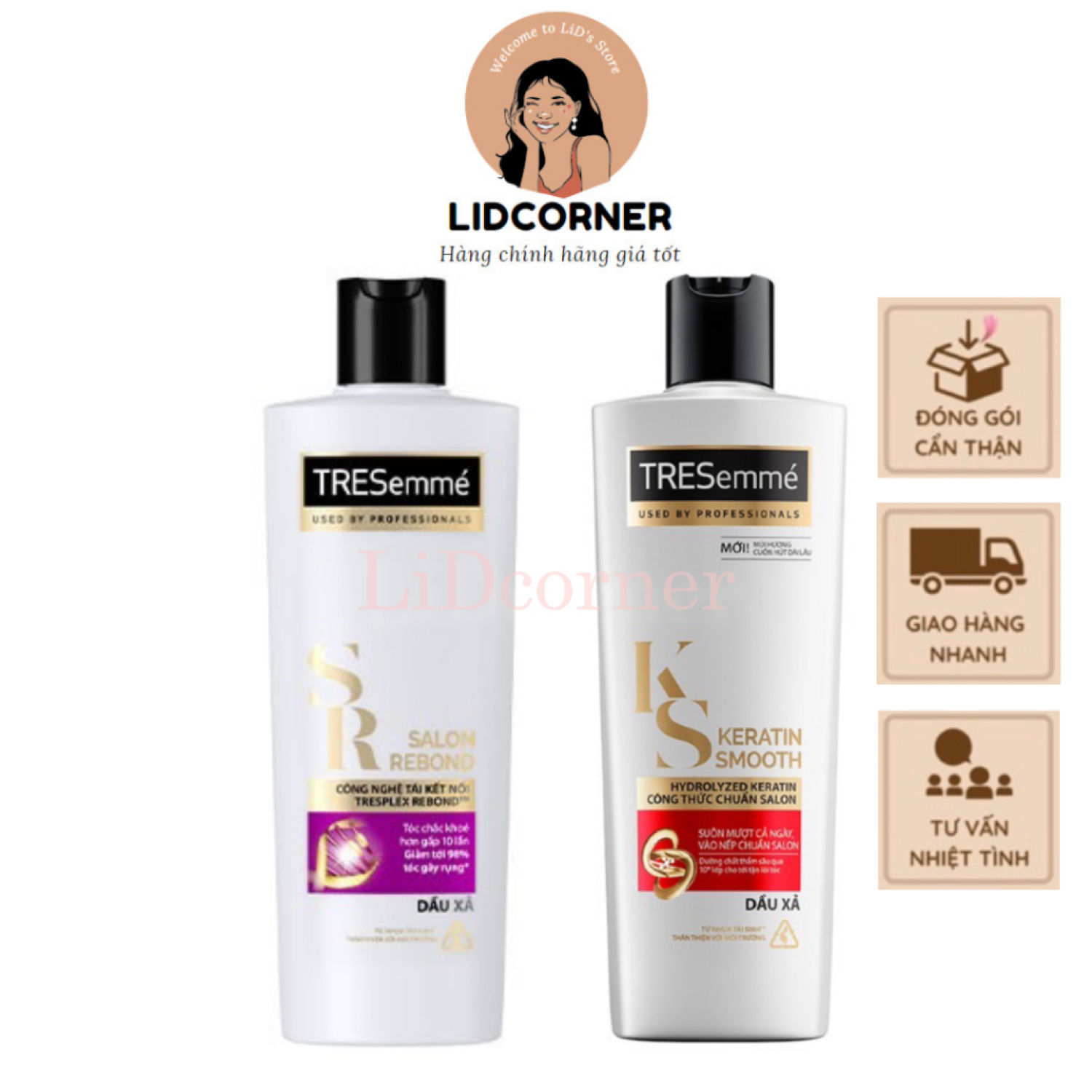Dầu xả tresemmé giúp ngăn gãy rụng tóc/ vào nếp suôn mượt 140g