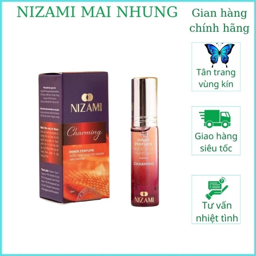 Nước hoa vùng kín 5 mùi hương thơm gợi cảm hấp dẫn NIZAMI
