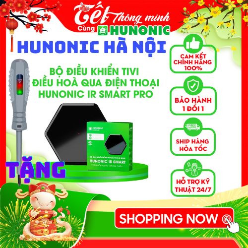 Bộ Điều Khiển Hồng Ngoại Ir Smart Pro Hunonic Điều Khiển Trên Điện Thoại Tivi Điều Hoà Quạt