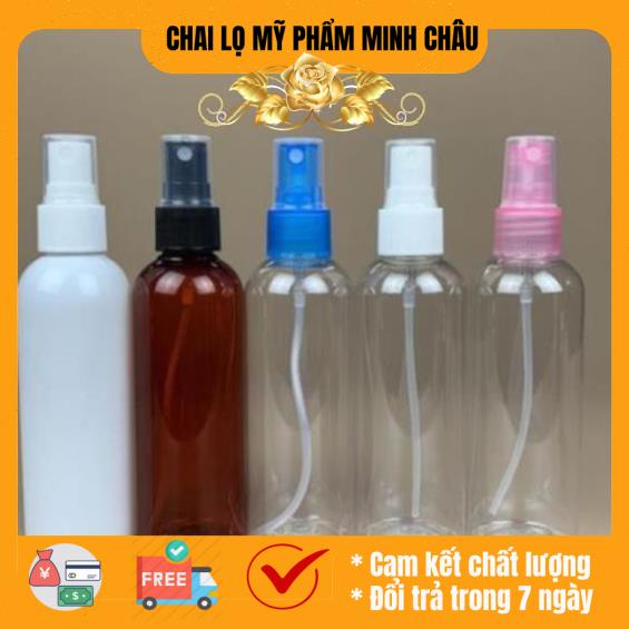 Chai xịt phun sương nâu 20ml/30ml/50ml/100ml - chai lo my pham - lo chiet nuoc hoa
