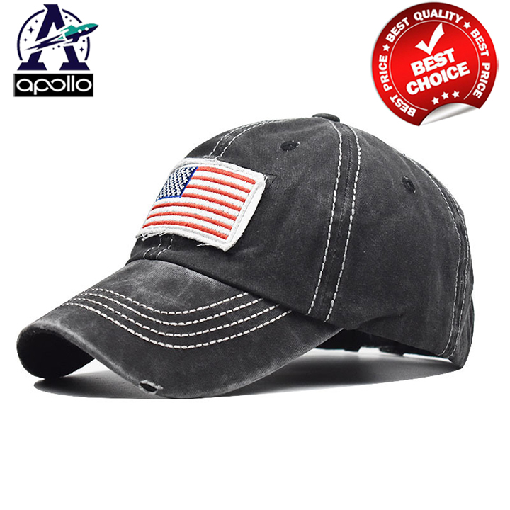 Mũ, nón lưỡi trai cờ MỸ USA đuôi ngựa thời thượng