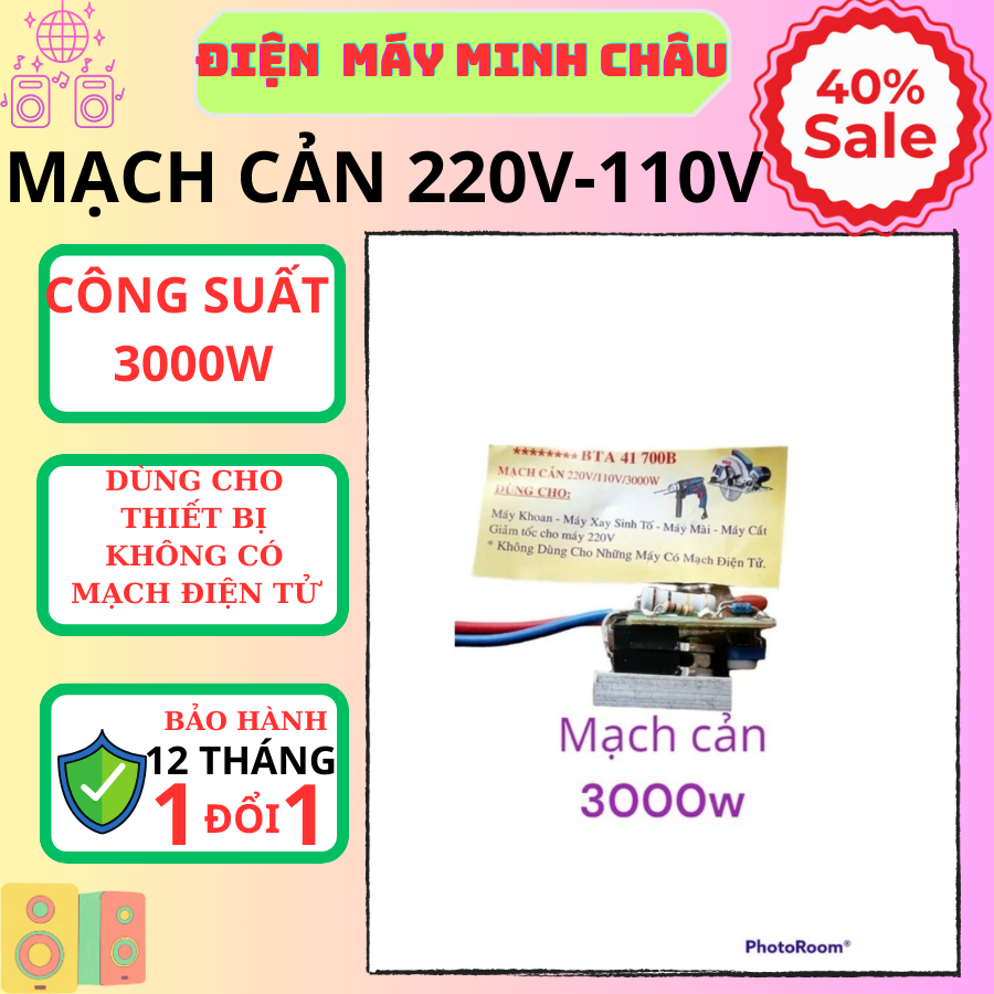 Mạch cản điện 220v ra 110v cho thiết bị không mạch điện tử. máy nhật bãi