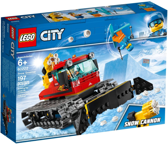Lego city 60222 - snow groomer - bộ xếp hình lego xe dọn tuyết
