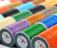 Chỉ sáp dẹt khâu đồ da 0.8mm - phụ kiện dụng cụ làm đồ da thủ công