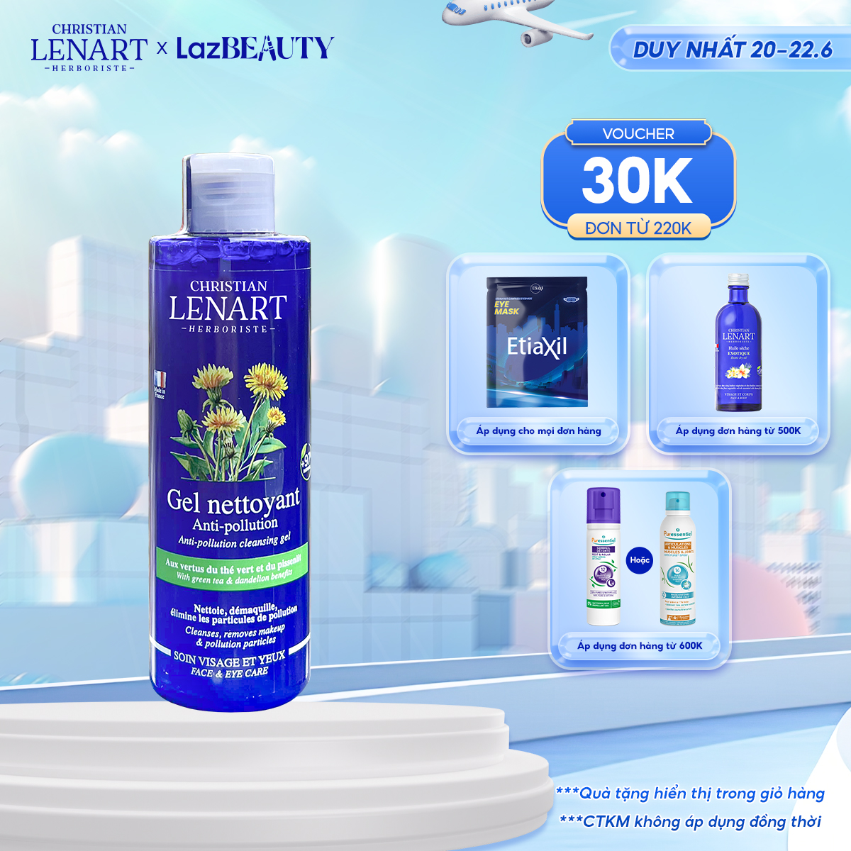 Gel Rửa Mặt Trẻ Hoá Da Christian Lenart Anti Pollution - 200ml