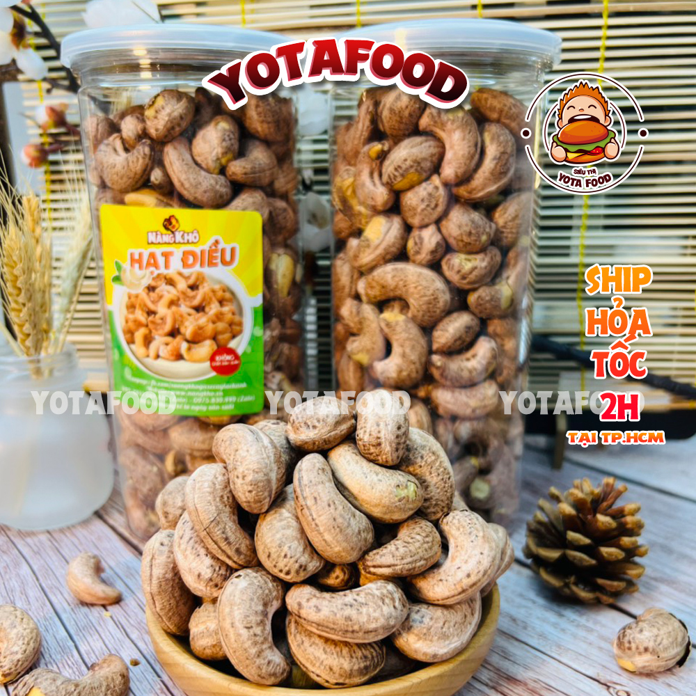 Hạt điều rang muối a cồ xuất khẩu cao cấp tốt cho người ăn kiêng từ Yotafood
