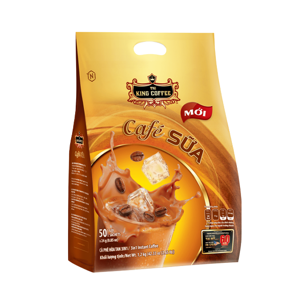 Cà Phê Sữa Hòa Tan 3IN1 KING COFFEE